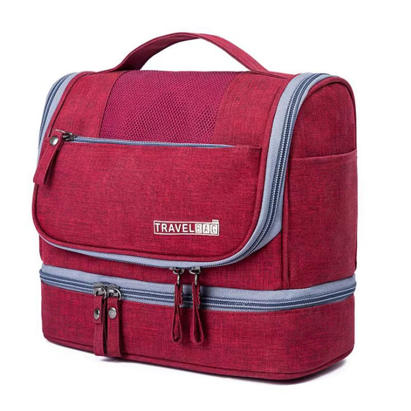 Designer Hanging Toiletry Bag Travel Cosmetics Bag Waterproof Oxford Organizer for Travel Accessories Toiletry Kit for Men Women