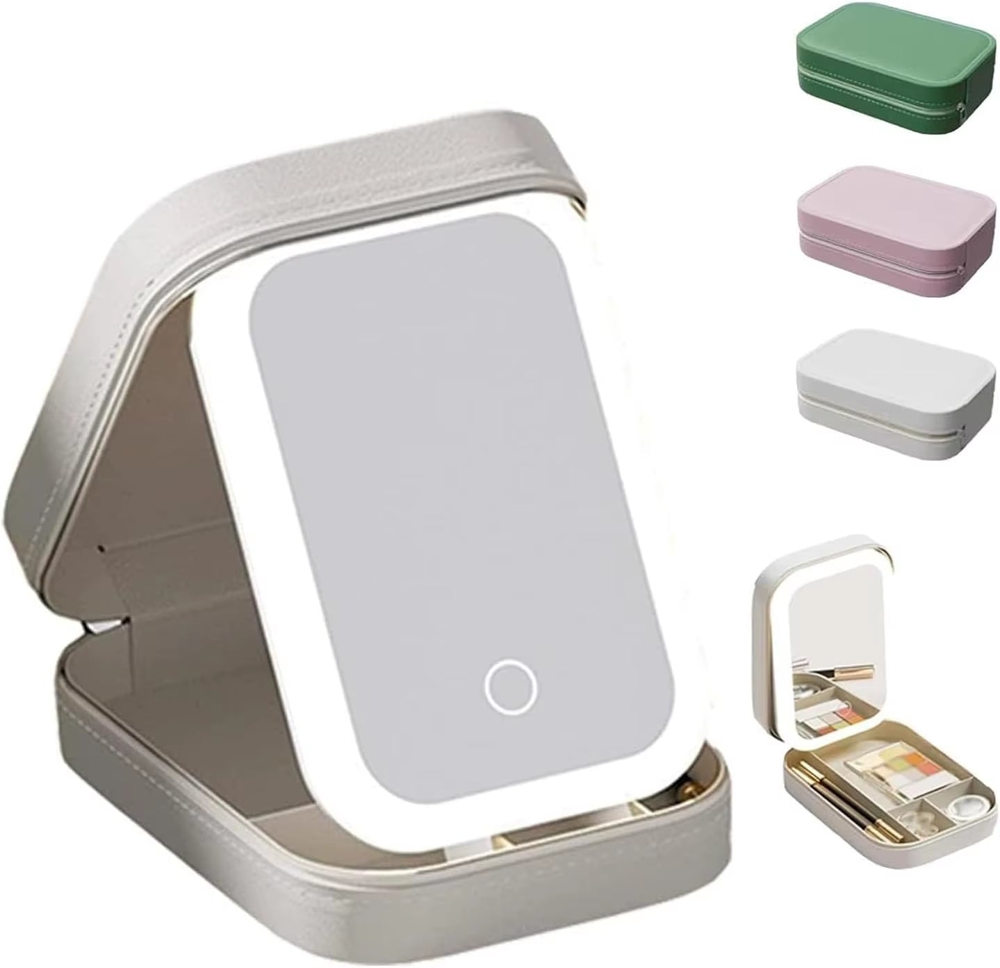Periodicali Travel Makeup Mirror Periodicali Travel Mirror Periodicali Travel Makeup with Lights