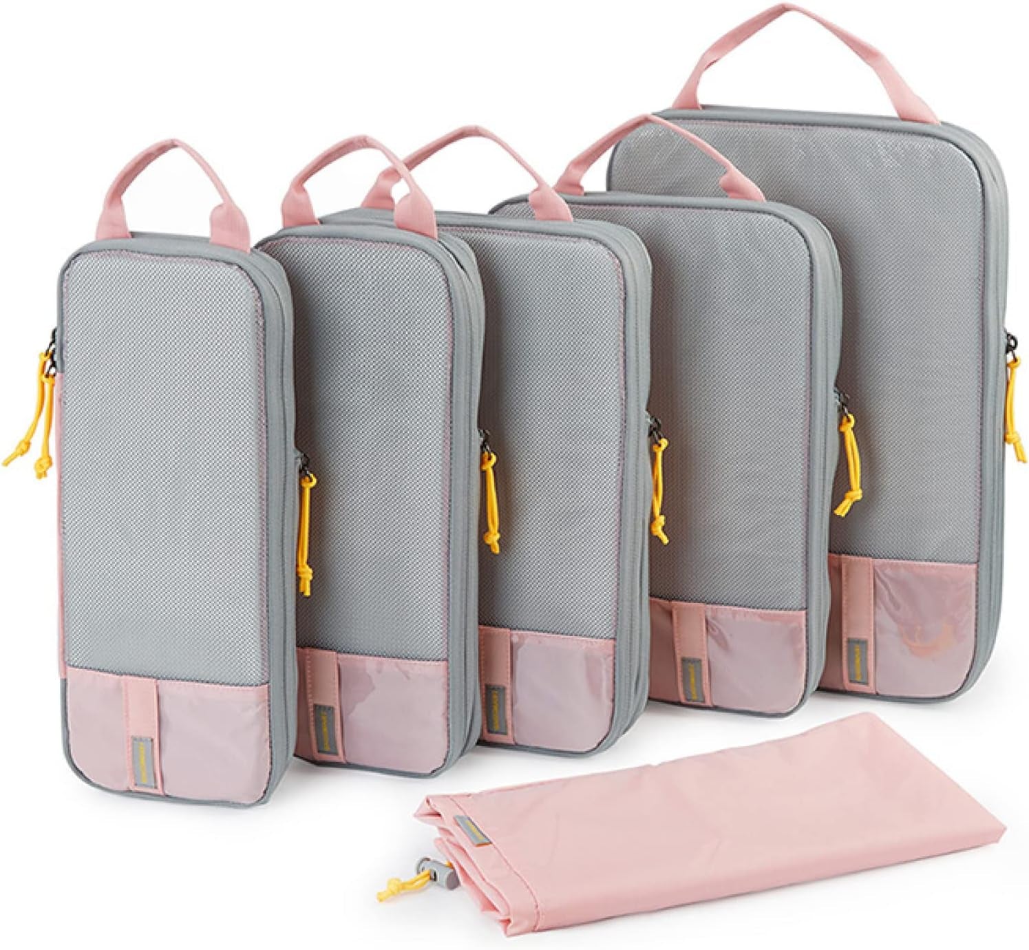 6 Set /4 Set/2 Set Compression Packing Cubes for Travel, Lightweight Luggage Organizer Bags, Durable Space Saver Bags Travel Essentials