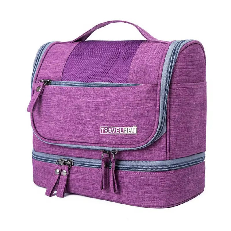 Designer Hanging Toiletry Bag Travel Cosmetics Bag Waterproof Oxford Organizer for Travel Accessories Toiletry Kit for Men Women